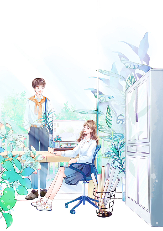 我画过的青春插画