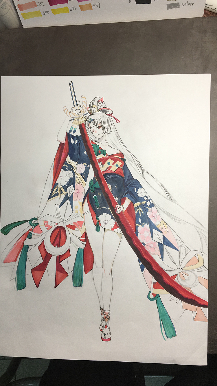 阴阳师角色临摹（图ZNzYwMTgzNjg=） - 其他动漫 - 站酷设计师乱蝉原创素材 - 站酷ZCOOL