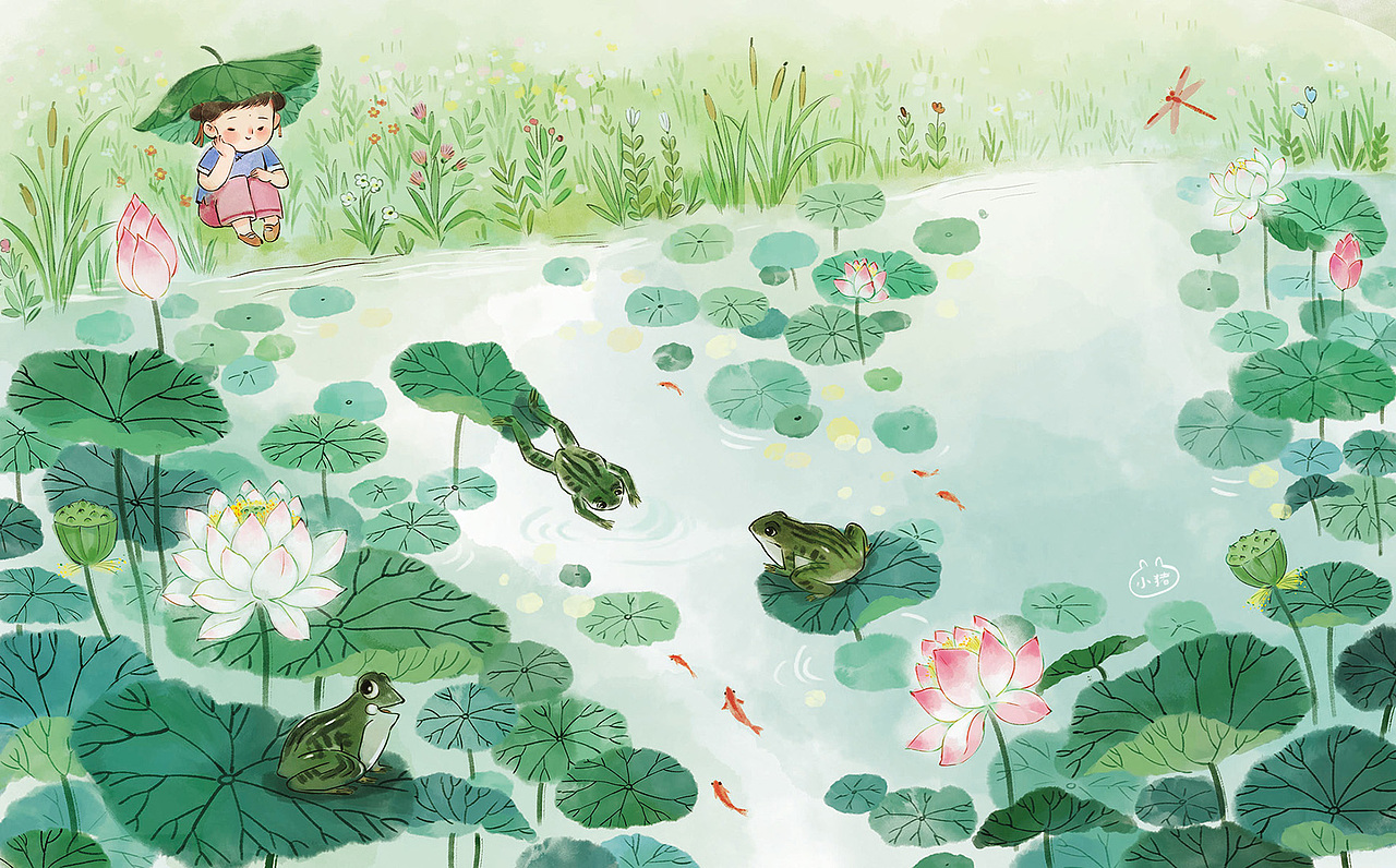 童谣图书插画（图ZMjMzOTIxNjQ4） - 绘本 - 站酷设计师小猪君原创素材 - 站酷ZCOOL