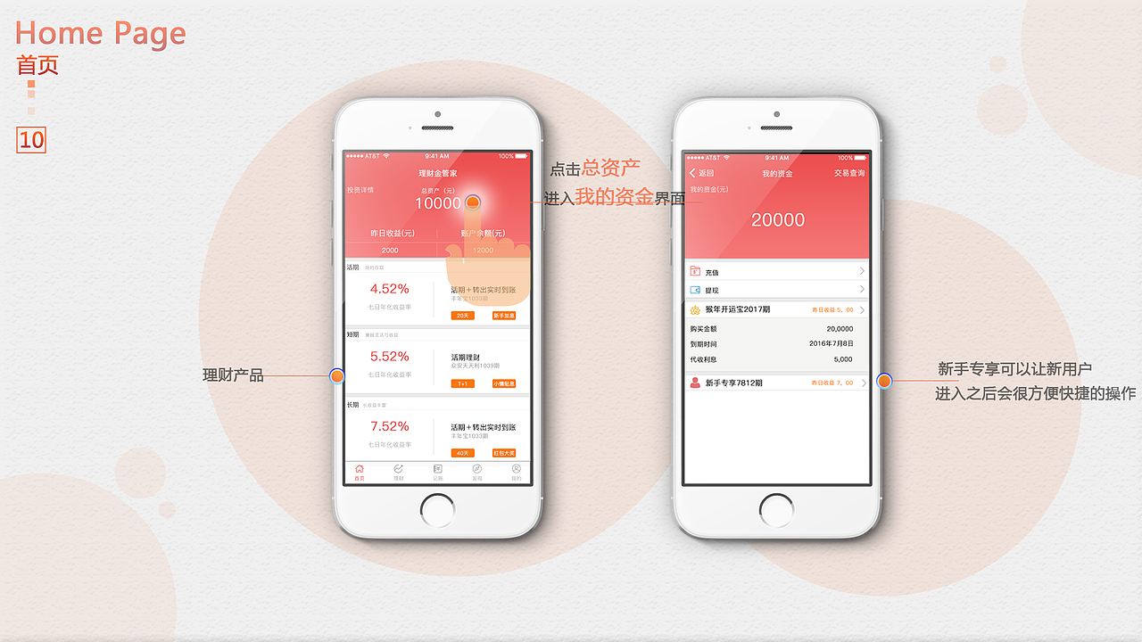 理财金管家/金融理财/移动端