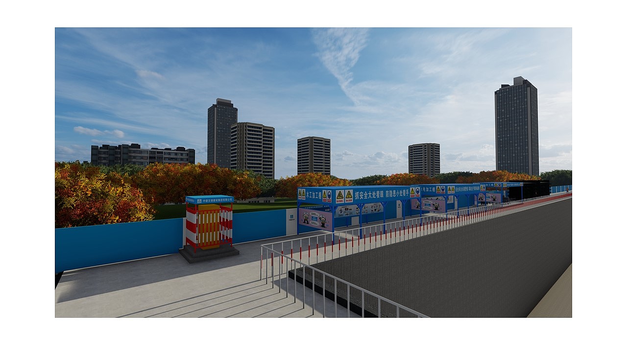 工地CI平面效果（图ZMjE2MzcwODU2） - 建筑/空间 - 站酷设计师无峰原创素材 - 站酷ZCOOL
