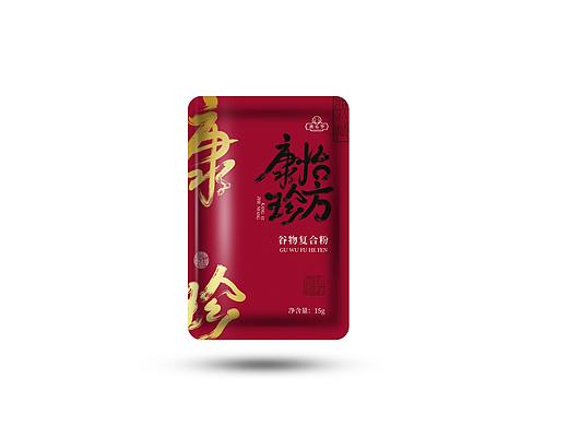 中式风格-谷物代餐粉包装（个人主页-ZNDkxMjc1MDA=） - 包装 - 站酷设计师袁圆圆圆原创素材 - 站酷ZCOOL