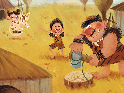 科普绘本《原始人》