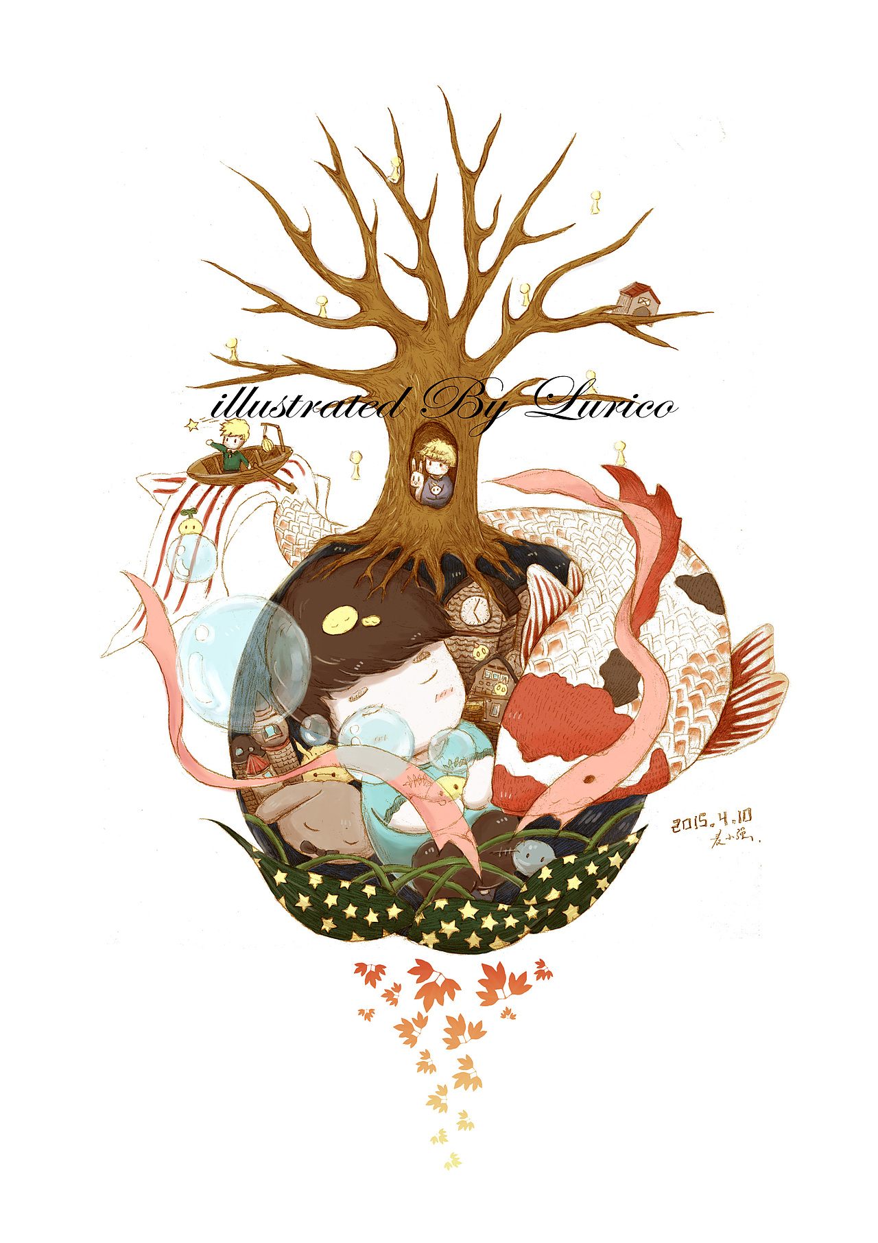 2015.4.09
《树心》<br>在今天,我将褪去最华丽的外表<br>显露出我最本初的心<br>……