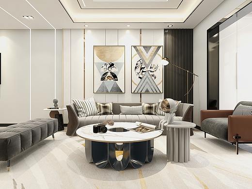 四川邻水邻州府康郡（122平方现代轻奢四居室）