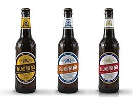 精釀啤酒玻璃瓶標(biāo)簽包裝腰封設(shè)計(jì)手提禮盒