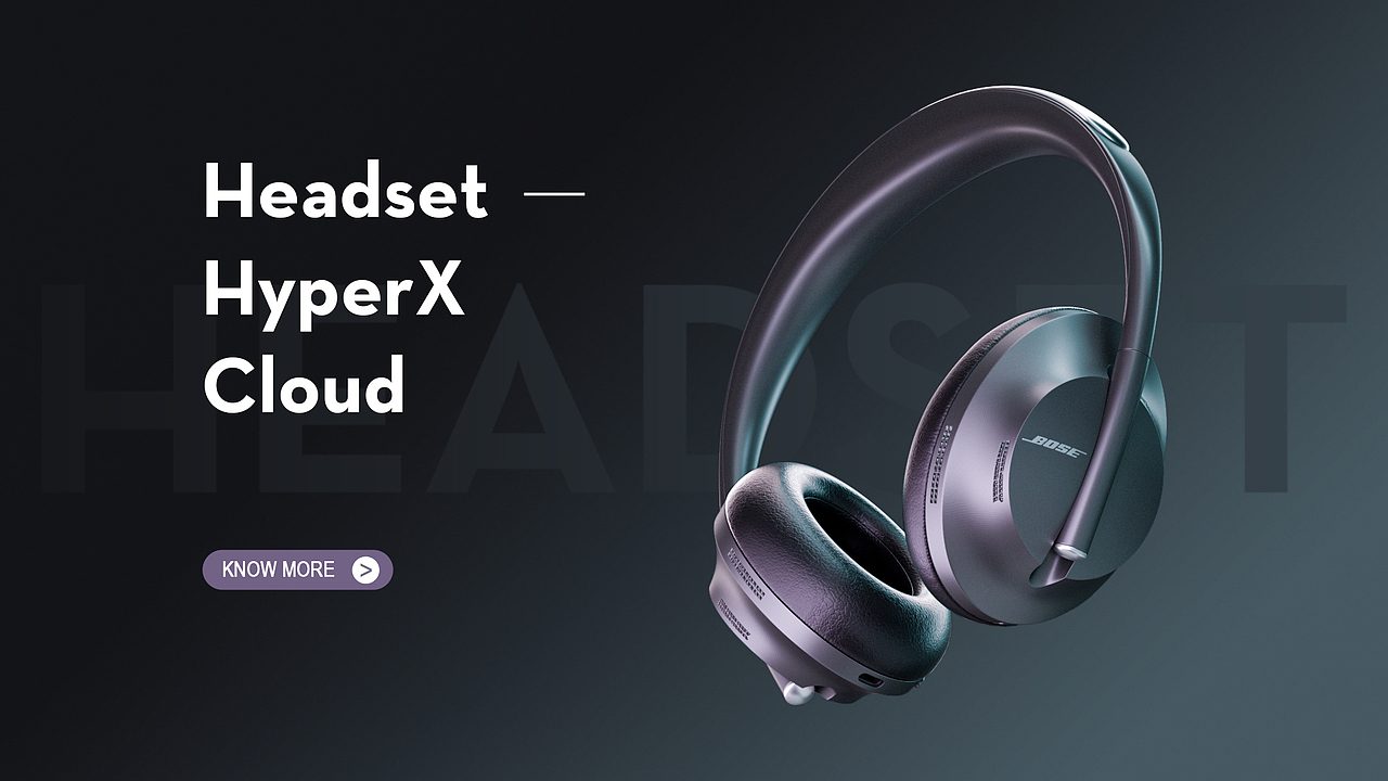 OC/头戴式耳机渲染