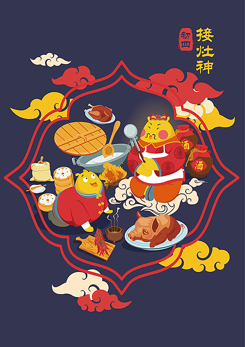 豆福传系列插画2014-2016（图ZNjkyMzQ0ODA=） - 商业插画 - 站酷设计师momoyi原创素材 - 站酷ZCOOL
