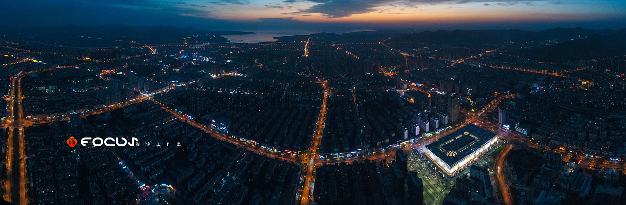 【航拍】巢湖夜景长图