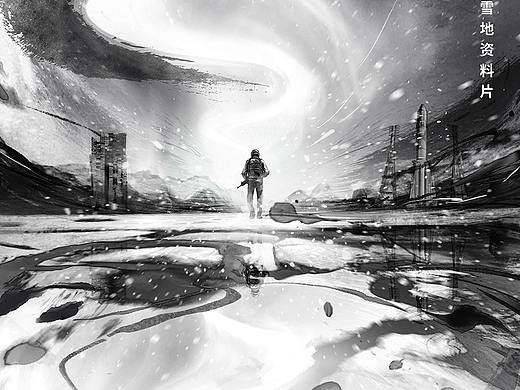 绝地求生雪地地图宣传画