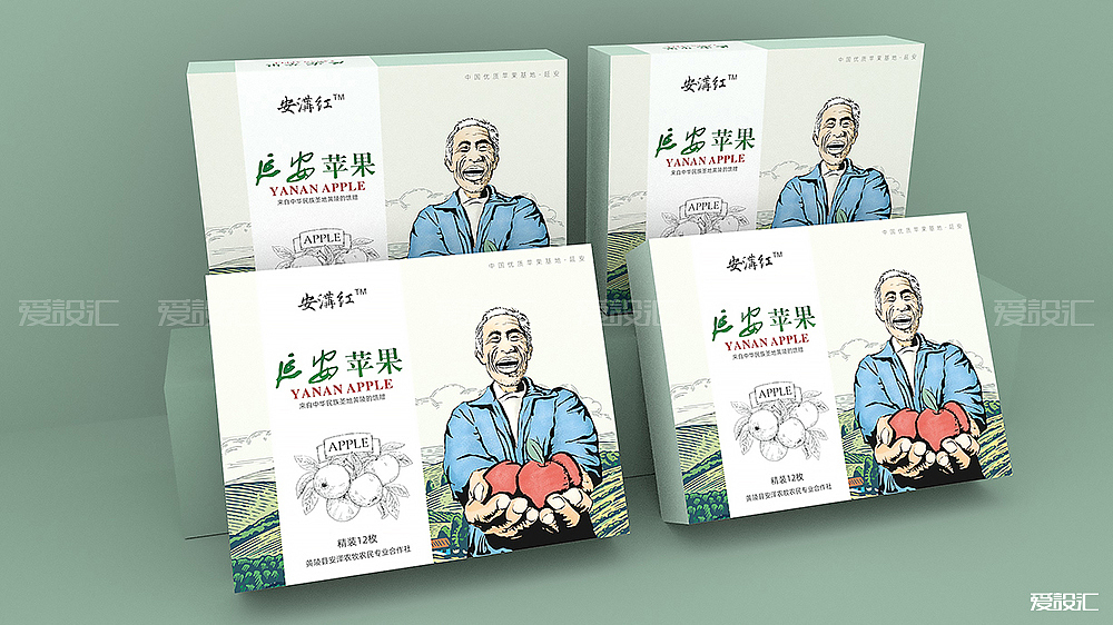 陕北延安苹果包装设计（图ZMjMxMjk0NzY4） - 包装 - 站酷设计师爱设汇原创素材 - 站酷ZCOOL