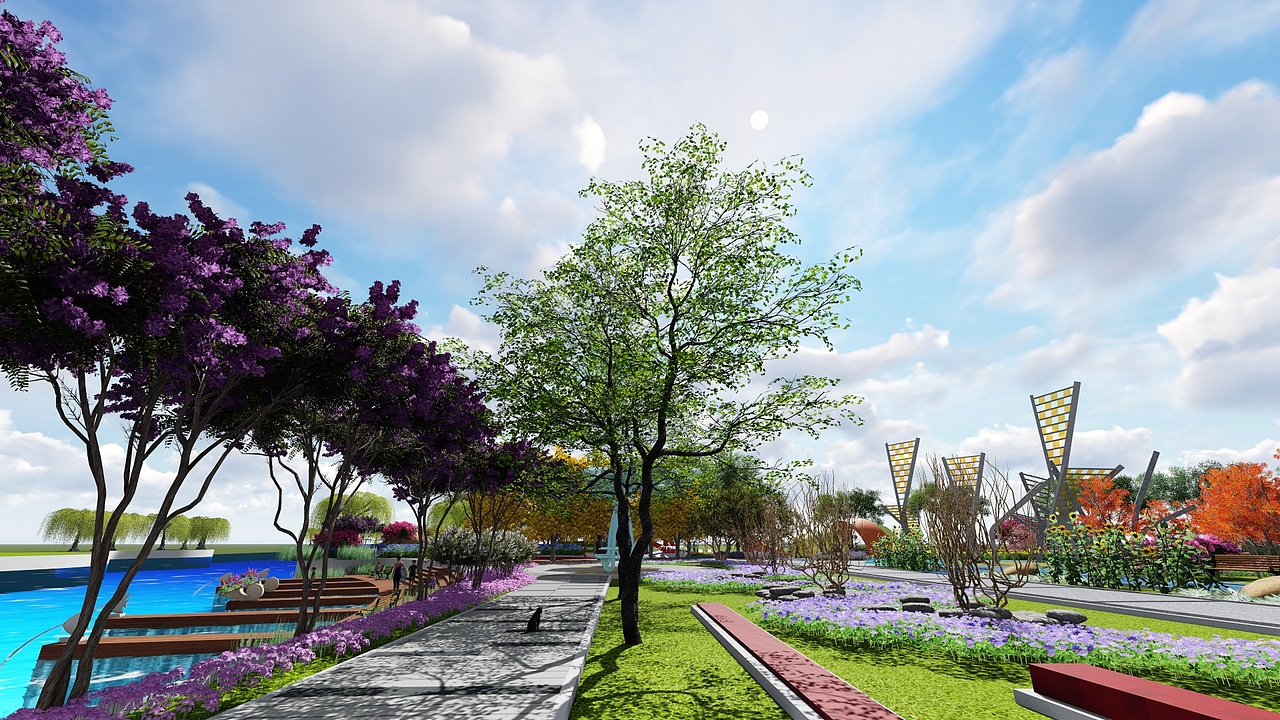 滨水公园景观设计lu