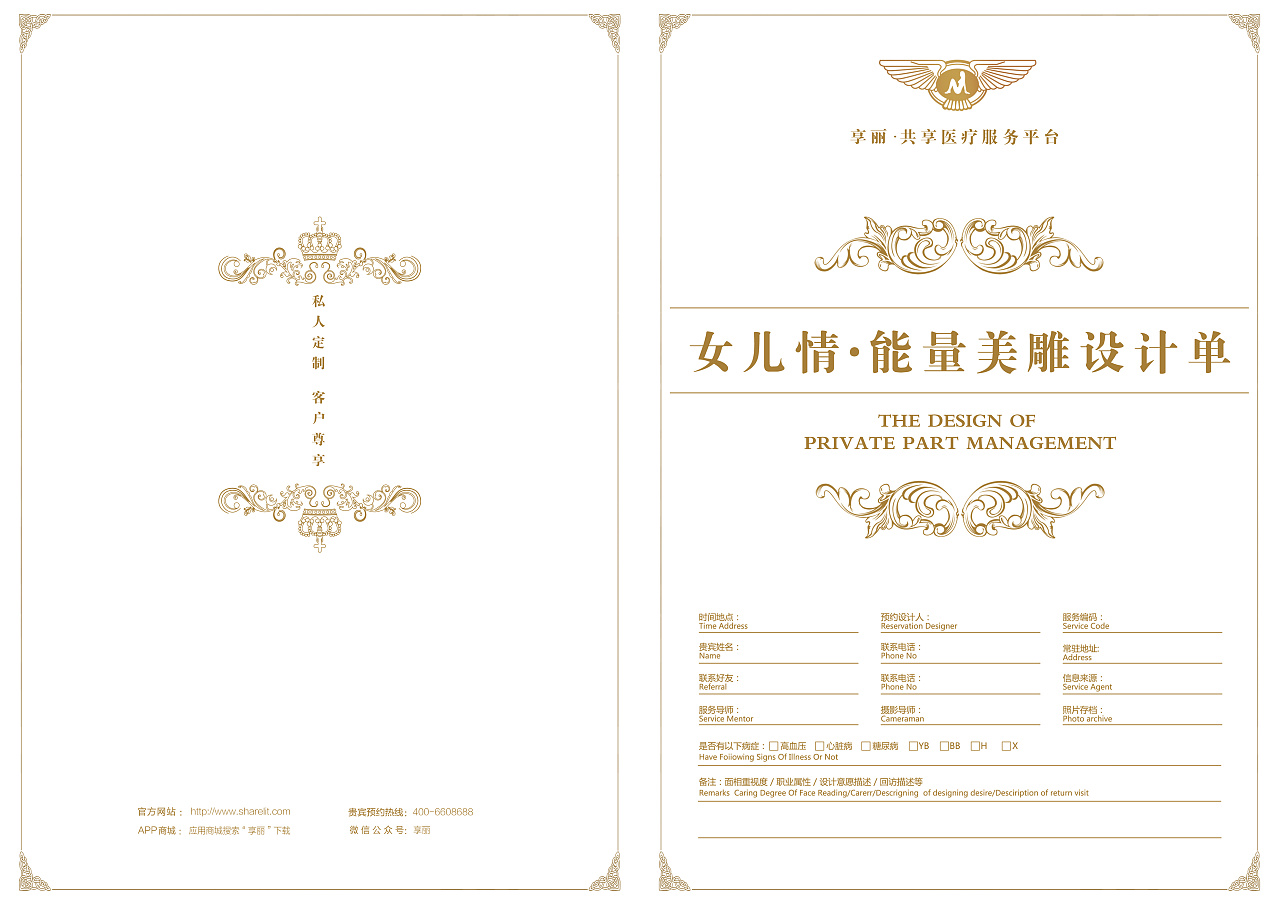 医美面部设计单