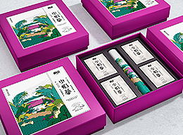 逅浓火焰蔘茶叶茶盒茶罐系列插画包装设计