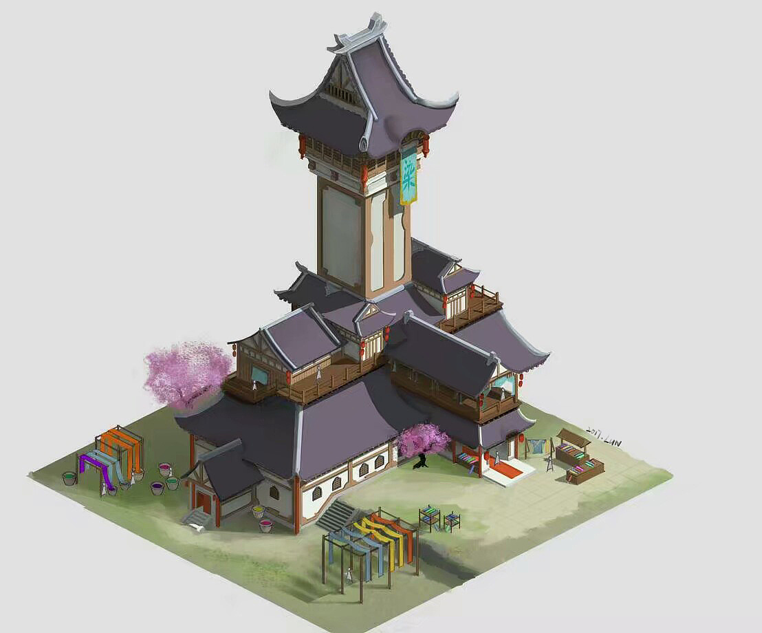 中国风的单体建筑设计