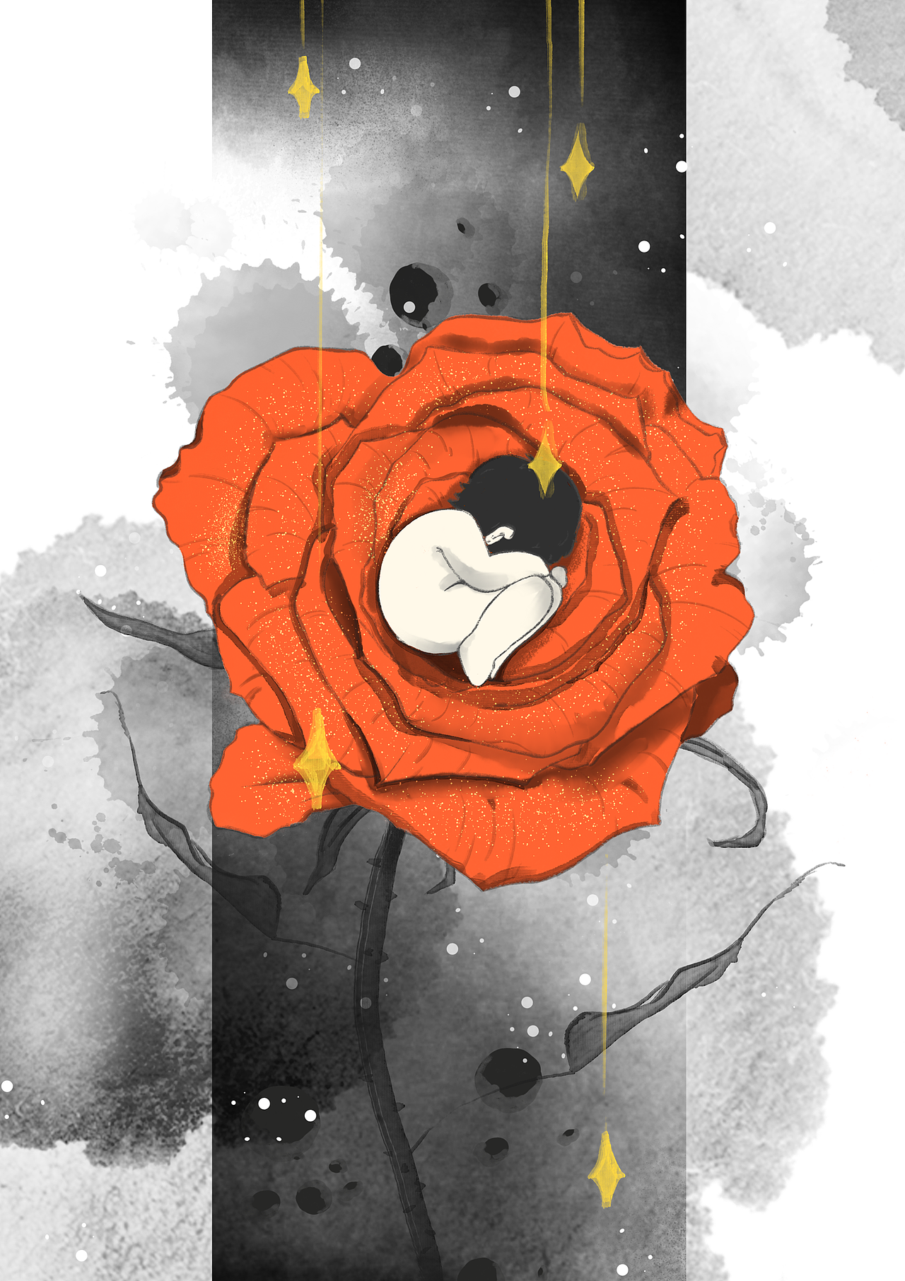 《Curiosity》插画设计（图ZMjYyMzQxMjk2） - 创作习作 - 站酷设计师煜洋原创素材 - 站酷ZCOOL