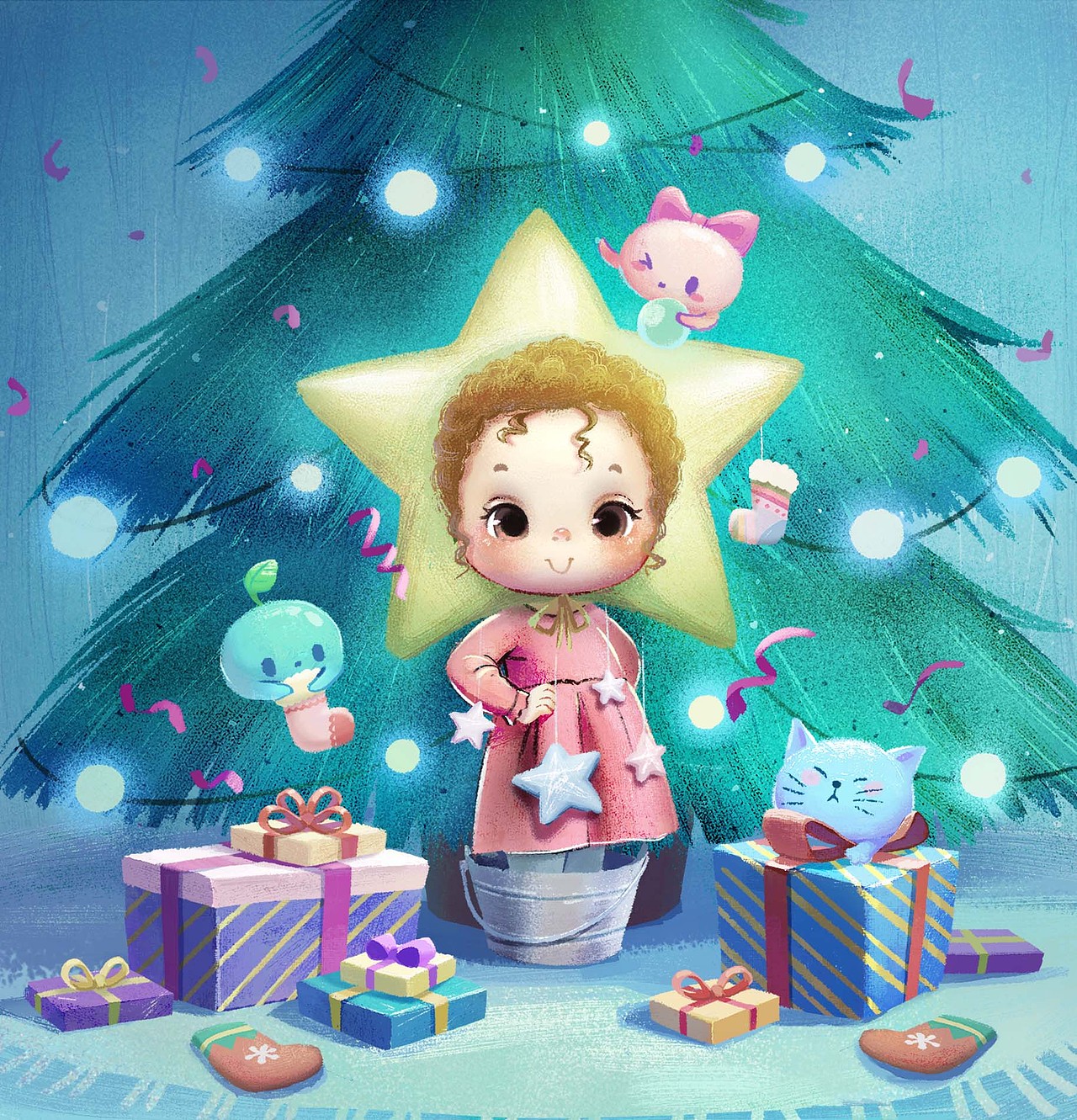 寶寶的系列插畫（圖ZMjg1NzY3OTY0） - 兒童插畫 - 站酷設(shè)計師叮小萱原創(chuàng)素材 - 站酷ZCOOL