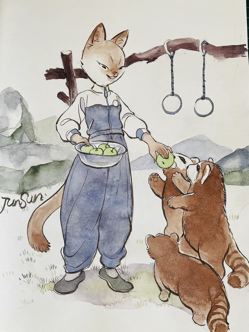 兽人的生活（图ZMzMyNDc4MTky） - 创作习作 - 站酷设计师钧升jun原创素材 - 站酷ZCOOL