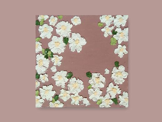 油画棒「花」。（个人主页-ZNDYyOTY3MDg=） - 艺术插画 - 站酷设计师BonbonLY原创素材 - 站酷ZCOOL