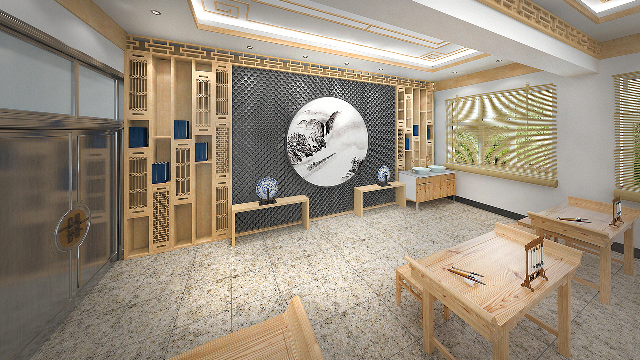 德善书院（校园文化）（图ZMjU3NzM0NTEy） - 展陈设计 - 站酷设计师海豚和珣子原创素材 - 站酷ZCOOL