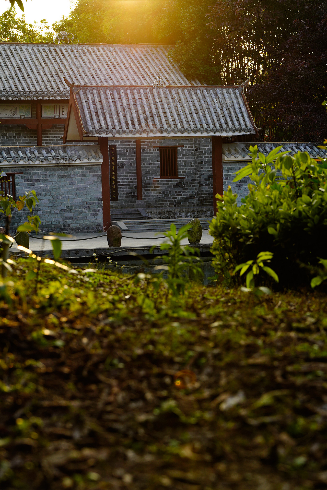 旅拍风光-城市美景在夕阳下