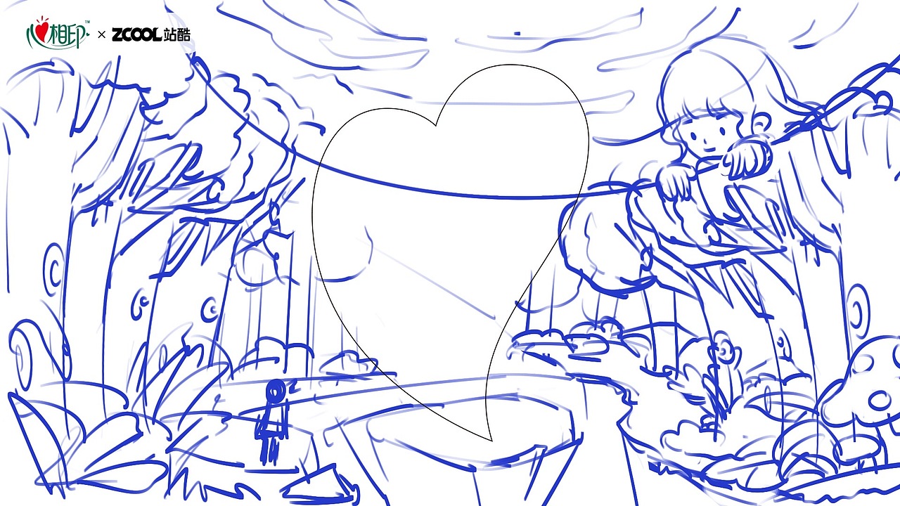【心相印】——寻梦之心（图ZMzM3MDgyNDEy） - 商业插画 - 站酷设计师是阿酱啊0原创素材 - 站酷ZCOOL