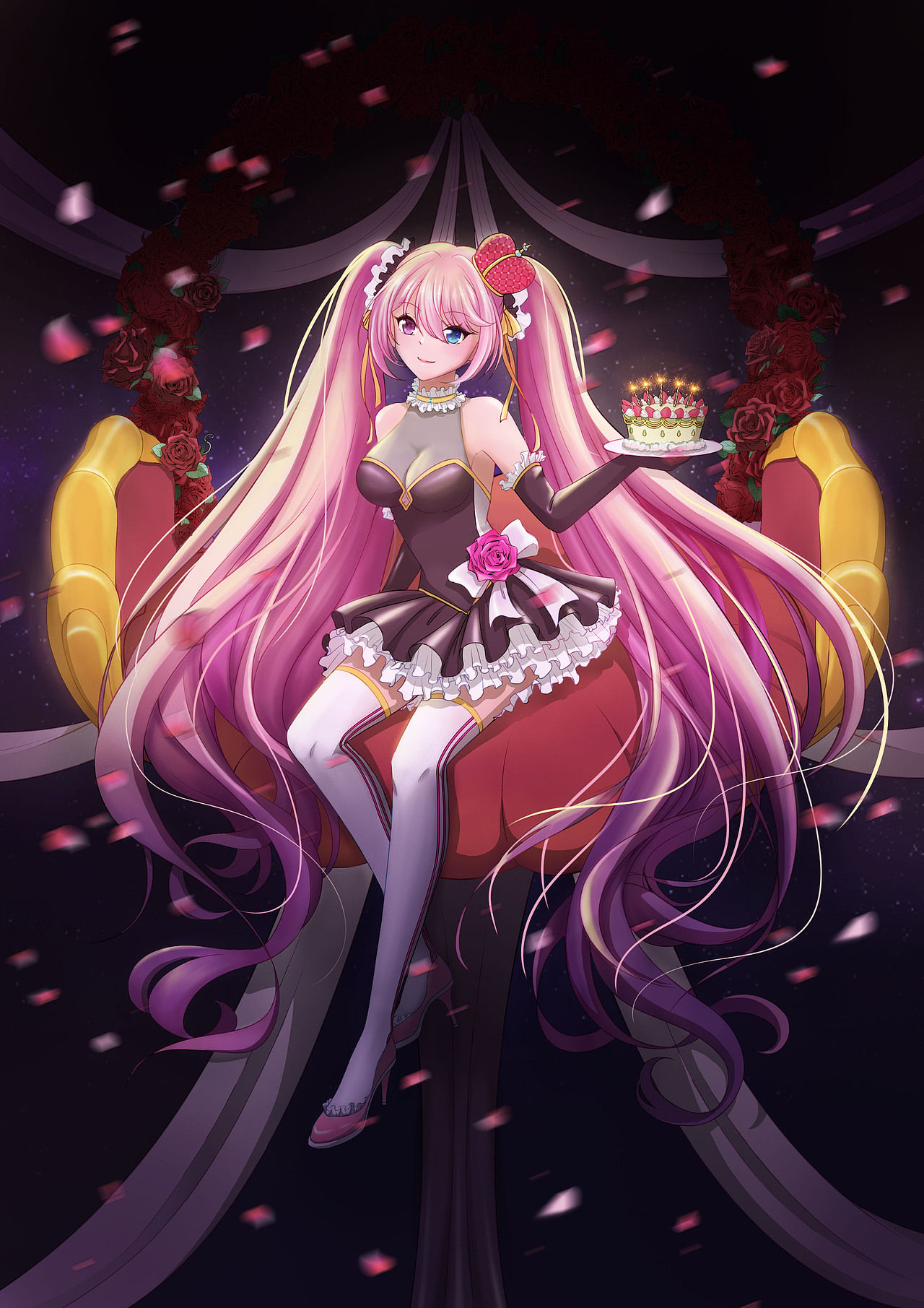 机动战队斯洛卡伊生日祭贺图|插画|艺术插画|ashel_原创作品-站酷