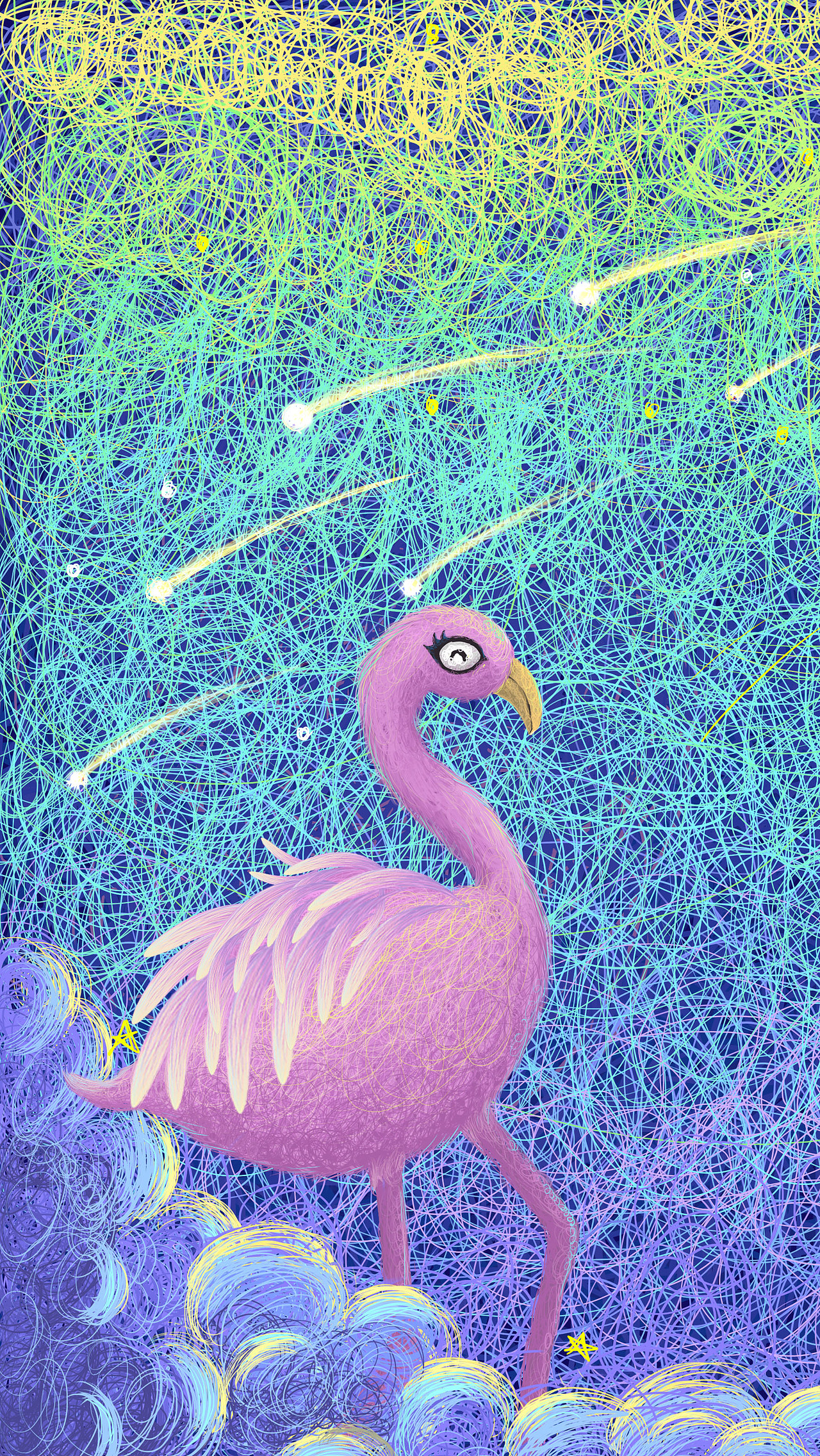 遇見星空（圖ZMjE2MjYwMjI4） - 商業(yè)插畫 - 站酷設(shè)計師大叔的貓原創(chuàng)素材 - 站酷ZCOOL