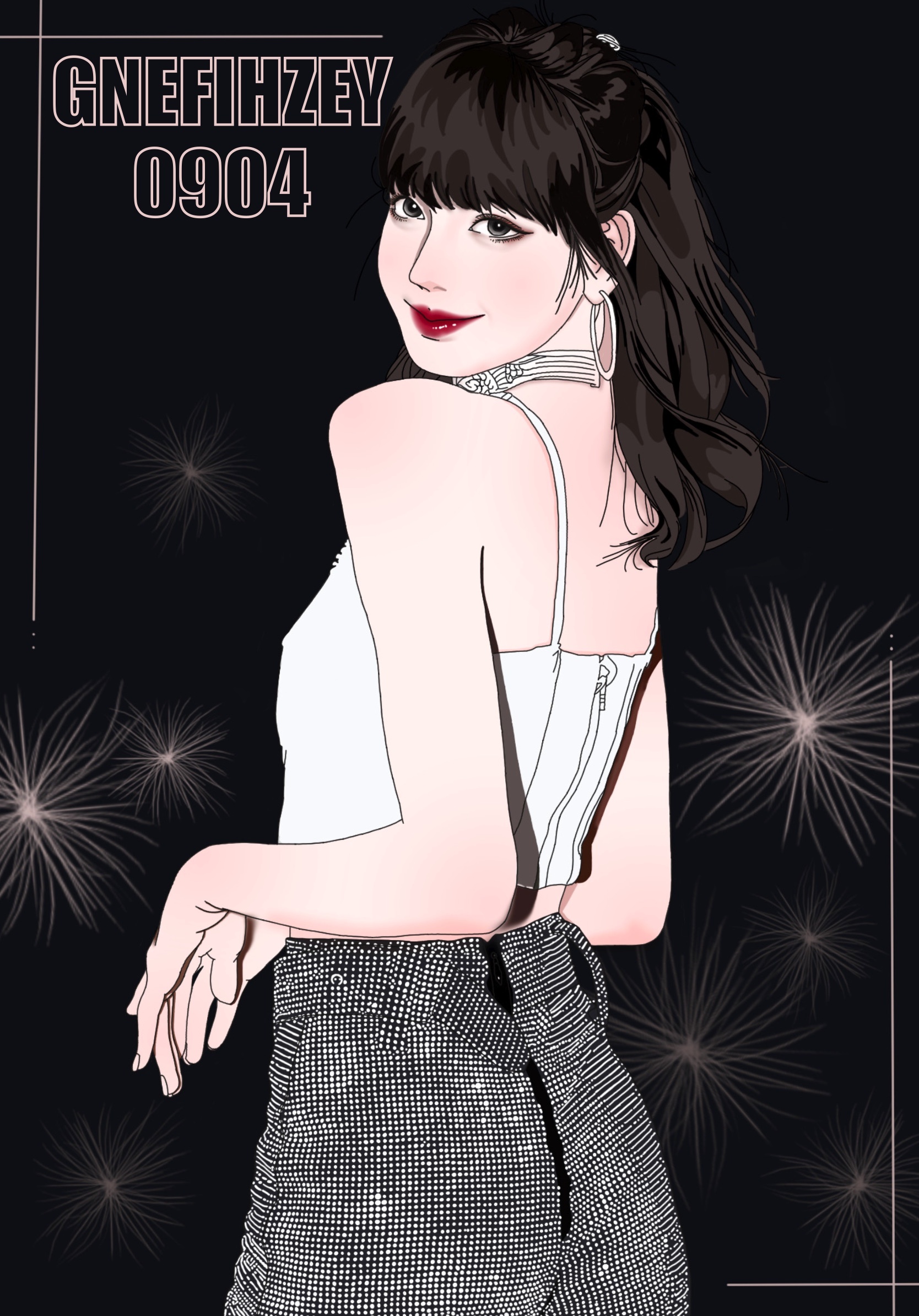 lisa blackpink|插画|创作习作|gnefihzey - 原创作品 - 站酷 (zcool)