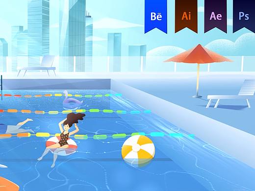 《厦门游泳馆智能泳池MG动画》—安戈力文化