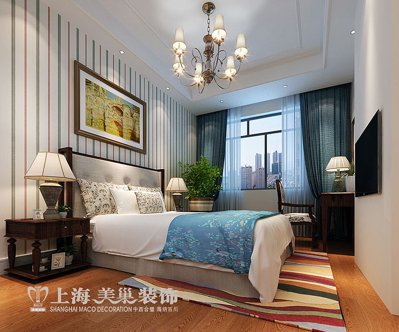 郑州东润泰和160平简约美式装修案例