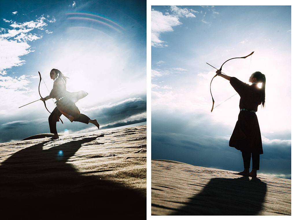 【弓马何须忌红妆】