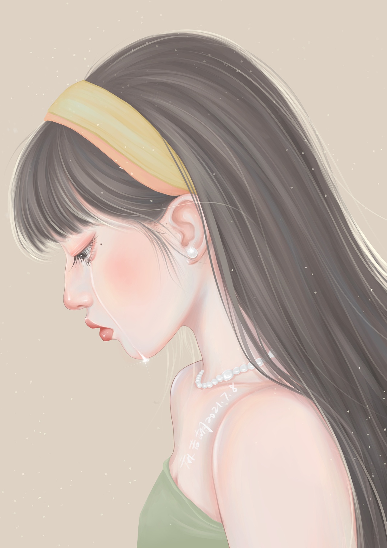 哭泣的女孩|插画|商业插画|maggie_麻吉胡 - 原创作品 - 站酷 (zcool)