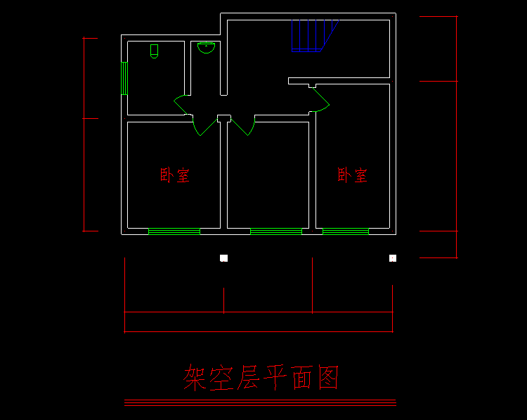 CAD毕业设计 CAD别墅设计平面图（图ZMTI0NDIyMjQ4） - 建筑/空间 - 站酷设计师triedless原创素材 - 站酷ZCOOL