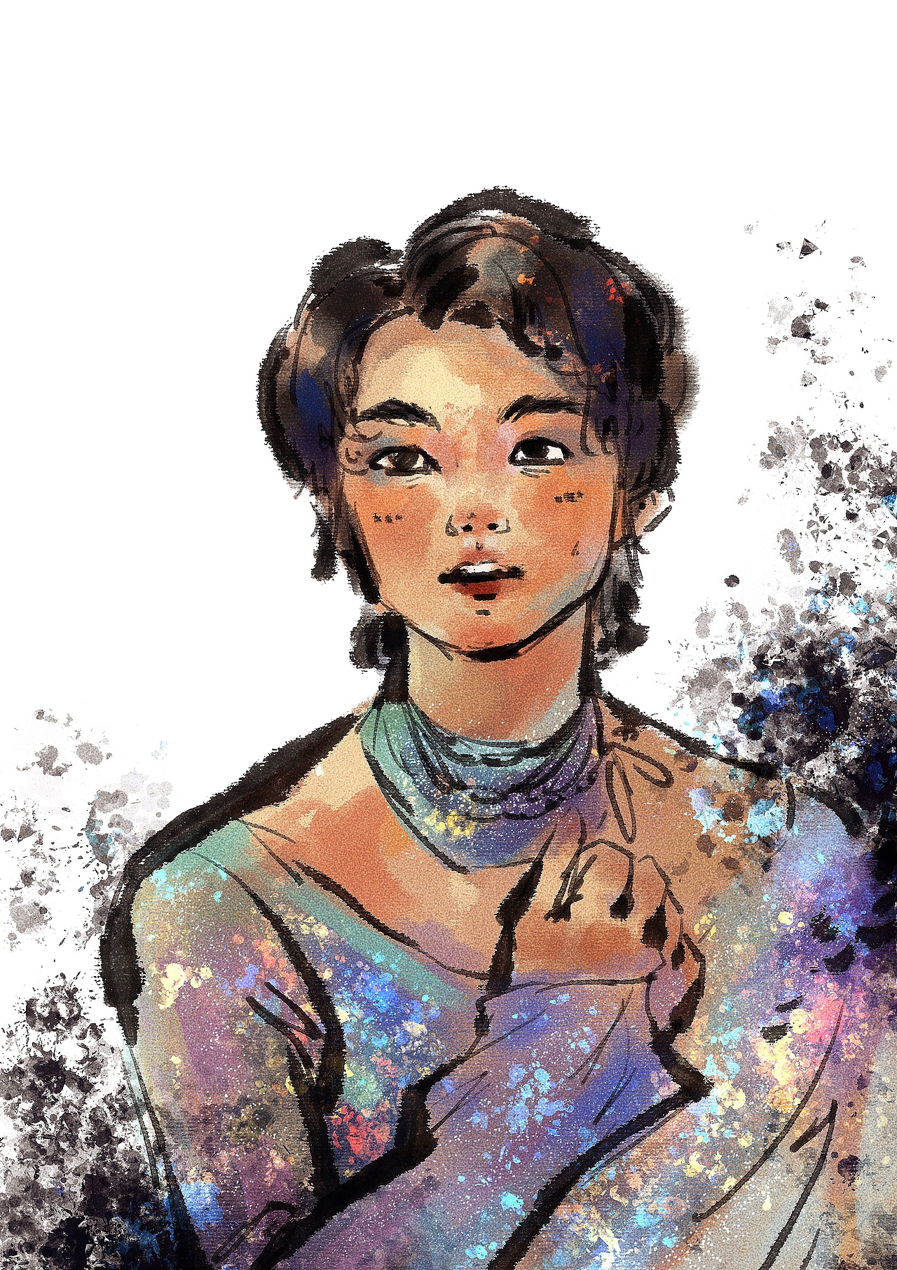 手绘冬奥会（图ZMjg3MzAyMTM2） - 艺术插画 - 站酷设计师陈逢囍原创素材 - 站酷ZCOOL