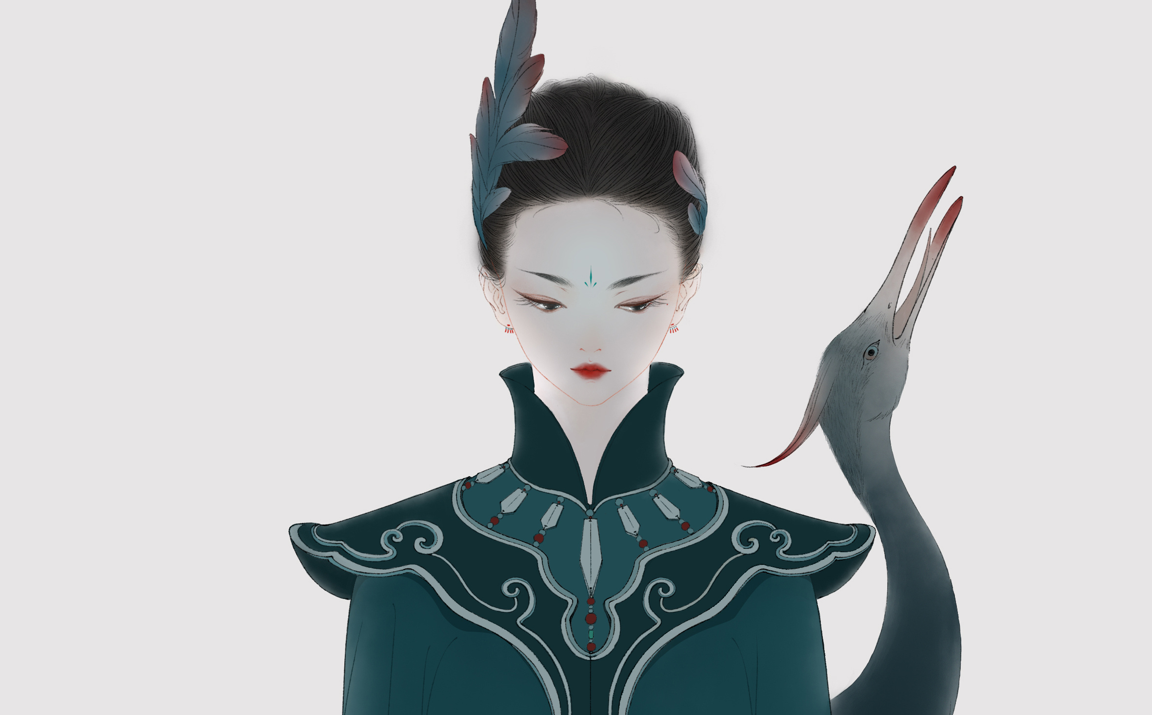 青鸟|插画|插画习作|木上鱼 - 原创作品 - 站酷 (zcool)