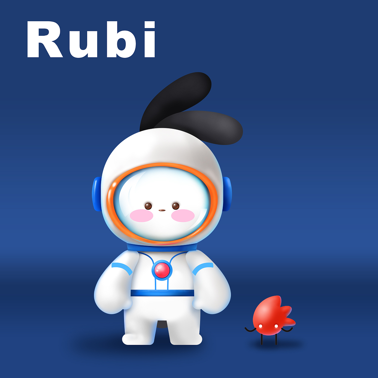 给探月小兔Rubi 试一个新的形象