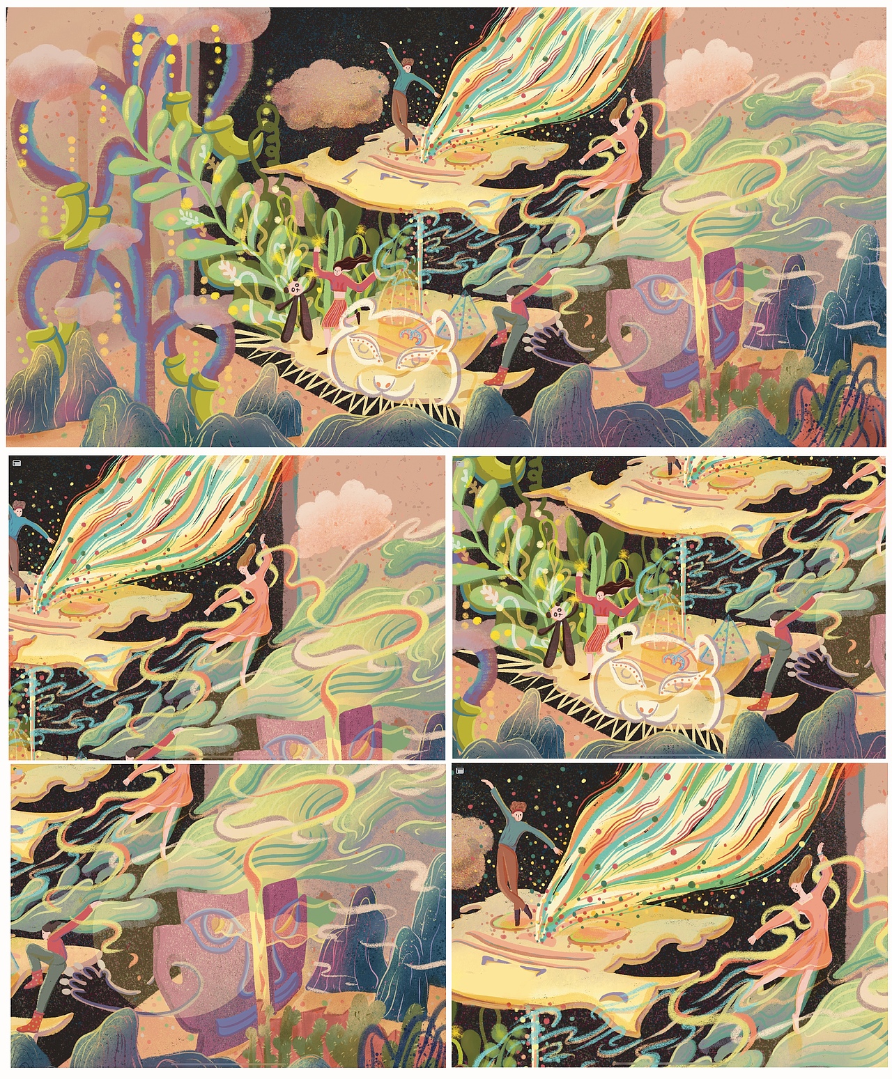 近期插画总结（图ZMjI1ODM2Mjc2） - 商业插画 - 站酷设计师sweetHH韩韩原创素材 - 站酷ZCOOL