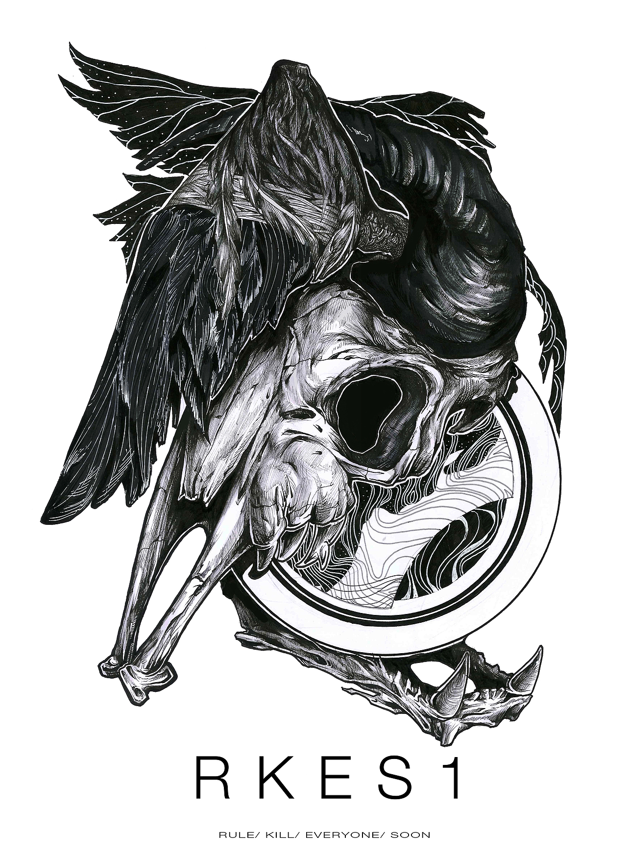 ONEHALF 《一肢半解》（图ZMjAzNjk3OTI=） - 商业插画 - 站酷设计师7Ois原创素材 - 站酷ZCOOL