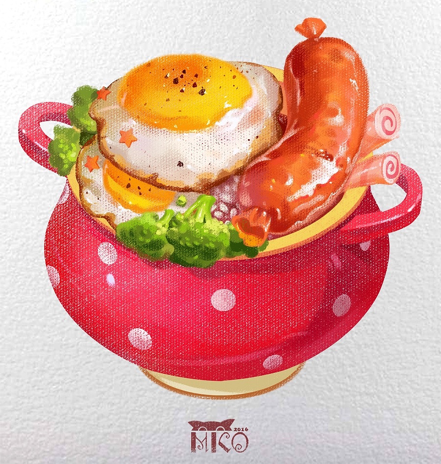 深夜食堂（图ZMjc2NTE5Mjg4） - 儿童插画 - 站酷设计师小米可加_Mico原创素材 - 站酷ZCOOL