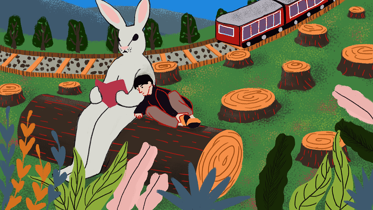 亲密关系系列插画