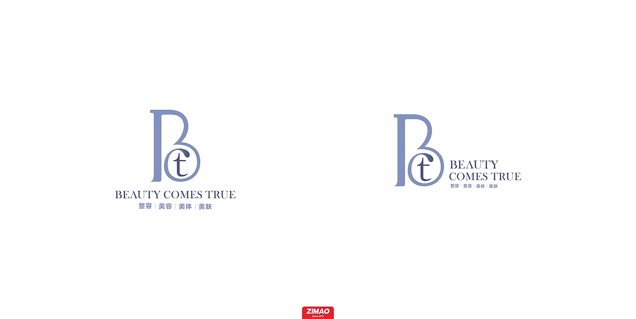 #Beauty comes true 美容品牌设计（图ZOTM5MDU3NzI=） - 品牌 - 站酷设计师赵子毛logo设计原创素材 - 站酷ZCOOL