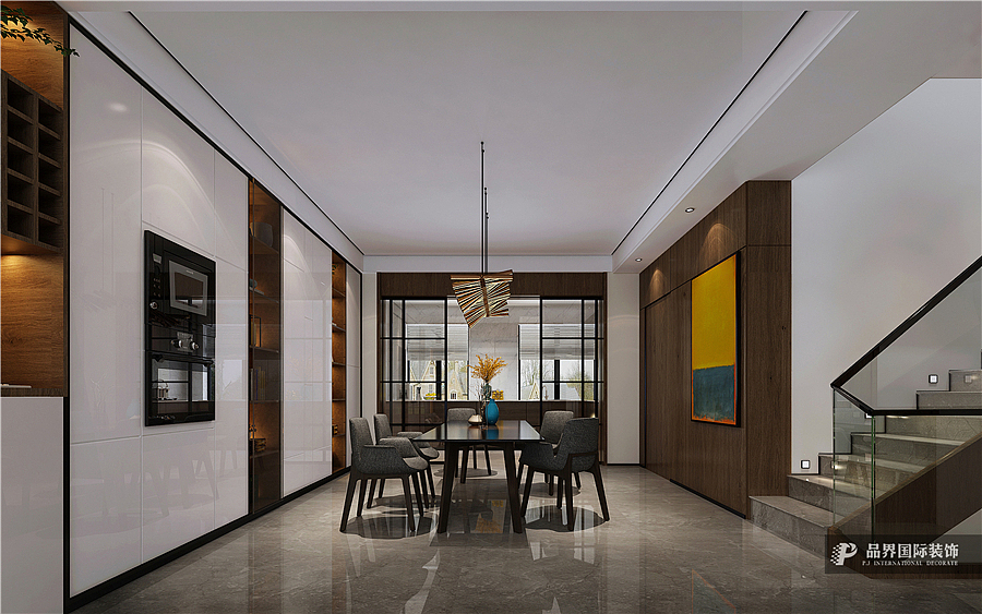 天伦庄园360平现代风格装修效果图设计·品界（图ZMTc3ODI0NTY4） - 家装设计 - 站酷设计师小曹设计原创素材 - 站酷ZCOOL