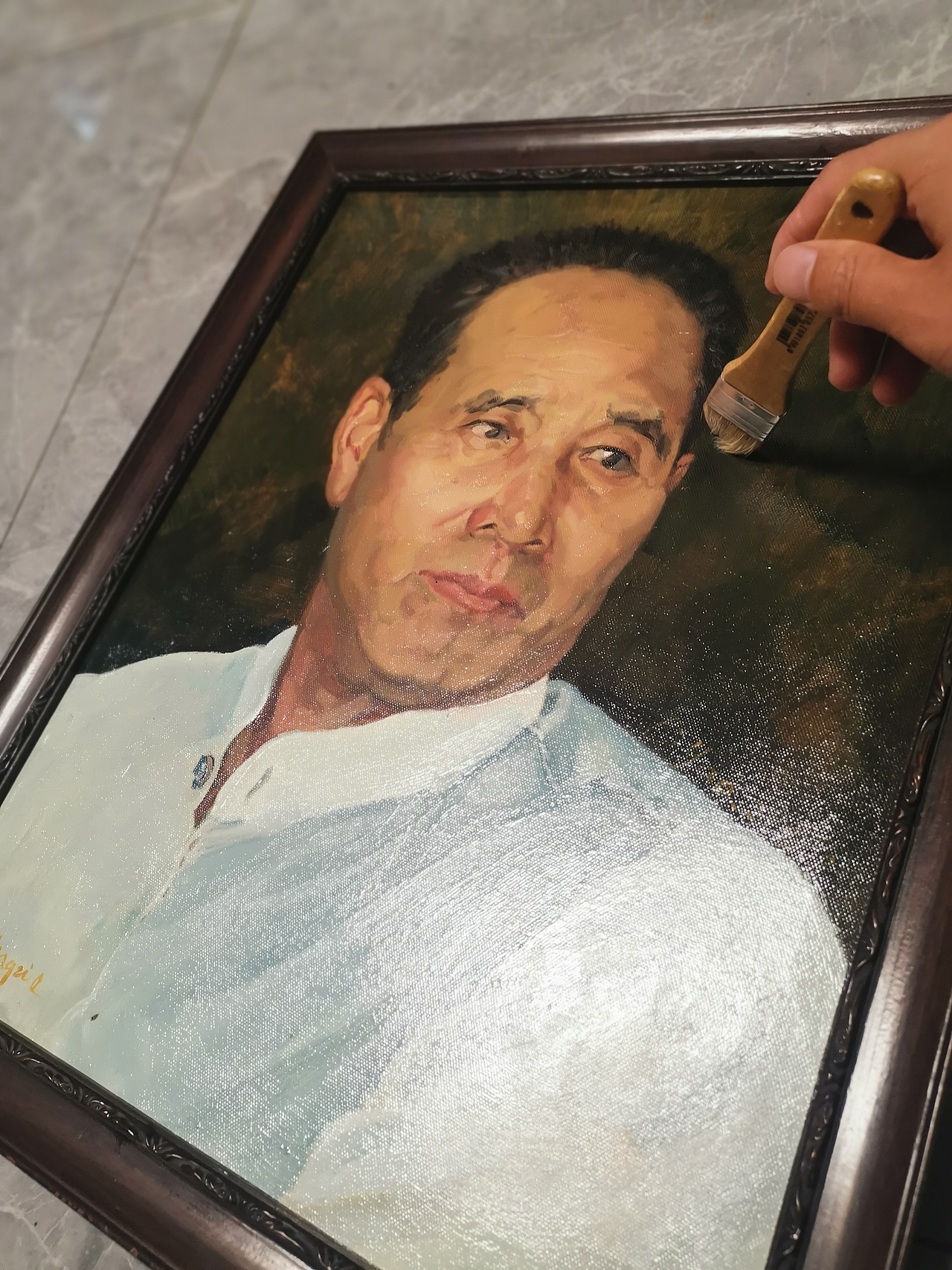 为爷爷画个油画肖像（图ZMjM2OTkyMTY0） - 绘画 - 站酷设计师Z84342723原创素材 - 站酷ZCOOL