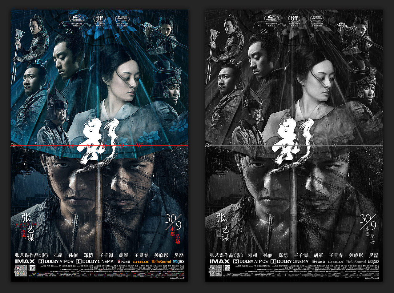 张艺谋电影作品《影》终极海报（图ZMTI4NTc1MTk2） - 海报 - 站酷设计师佳阳Salim原创素材 - 站酷ZCOOL