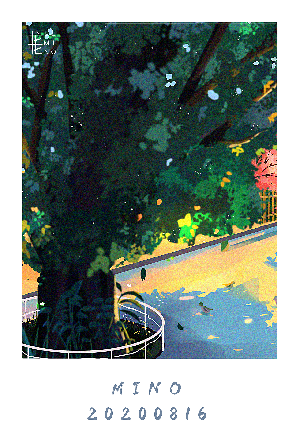 ipad插画-夏日场景系列（图ZMjIxMDE3MzMy） - 商业插画 - 站酷设计师龙龙Mino原创素材 - 站酷ZCOOL