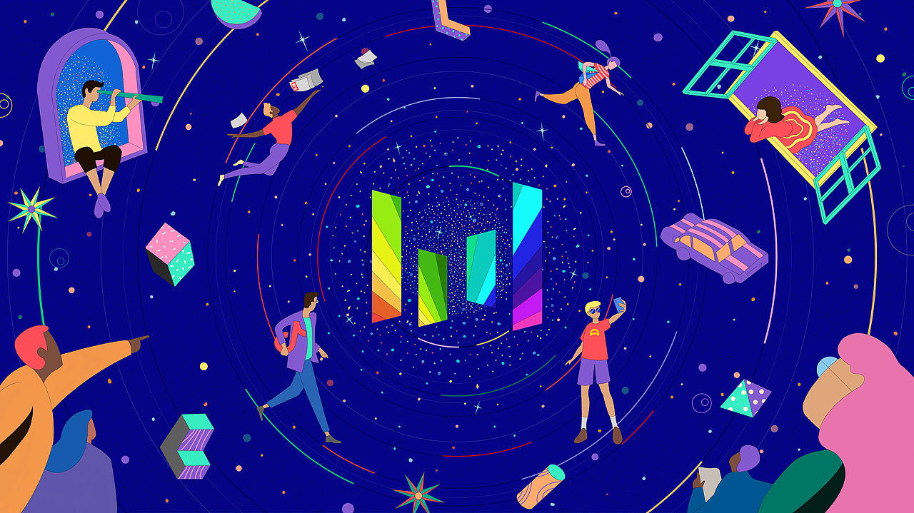 字节跳动——彩虹一样的颜色世界