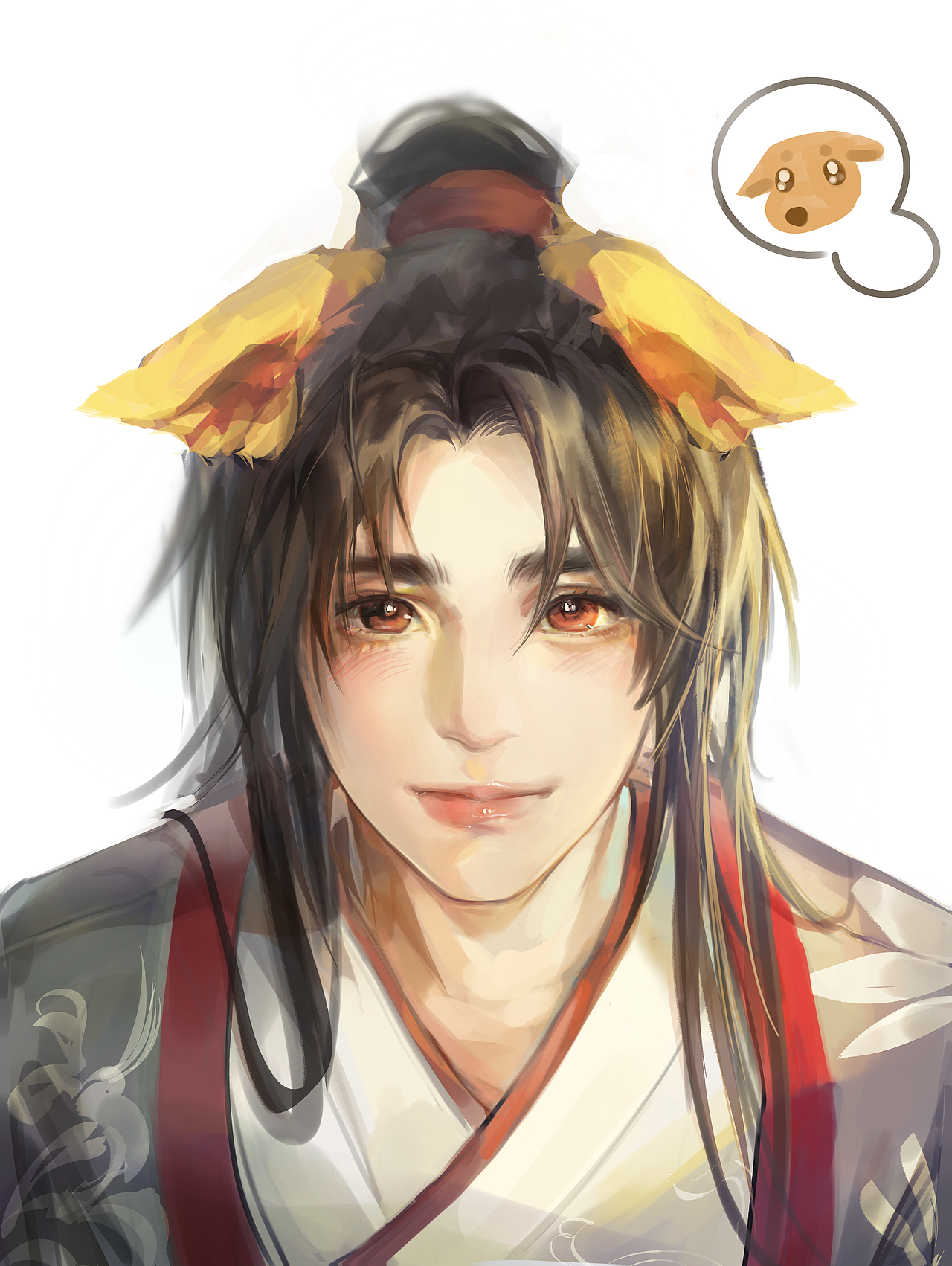 古风插画 灵猫传（图ZMzExNTkxNjM2） - 游戏原画 - 站酷设计师三三来迟ssan原创素材 - 站酷ZCOOL