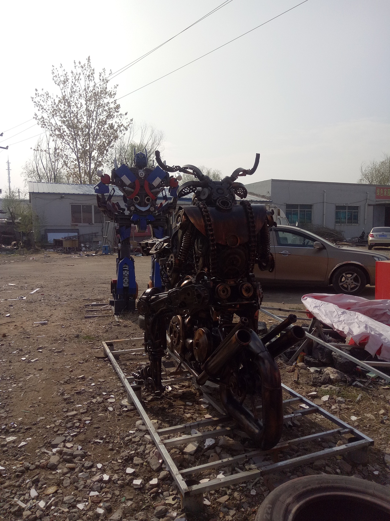 牛魔王 铁艺雕塑重金属朋克风