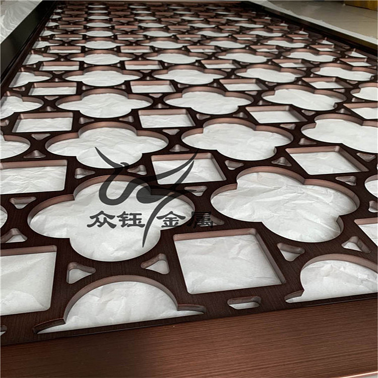 怀化酒店不锈钢屏风CAD设计【不锈钢屏风】